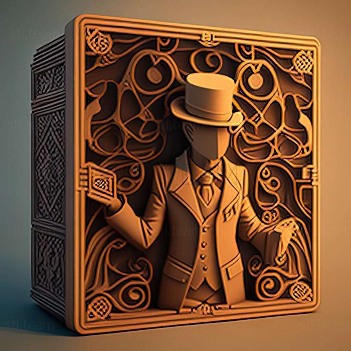 3D model Professor Layton and The Diabolical Box game (STL)
